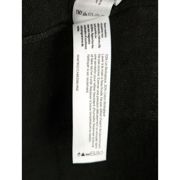 Eileen Fisher Organic Linen Cotton Cardigan XS Green Knit - Picture 9 of 10